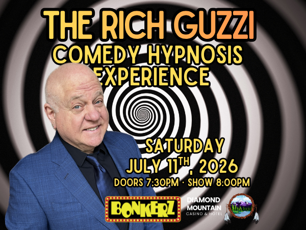 Rich Guzzi Comedy Hypnosis Experience at Diamond Mountain Casino & Hotel